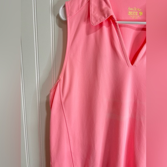 Lilly Pulitzer Sleeveless Pink Collared Top - Picture 6 of 11